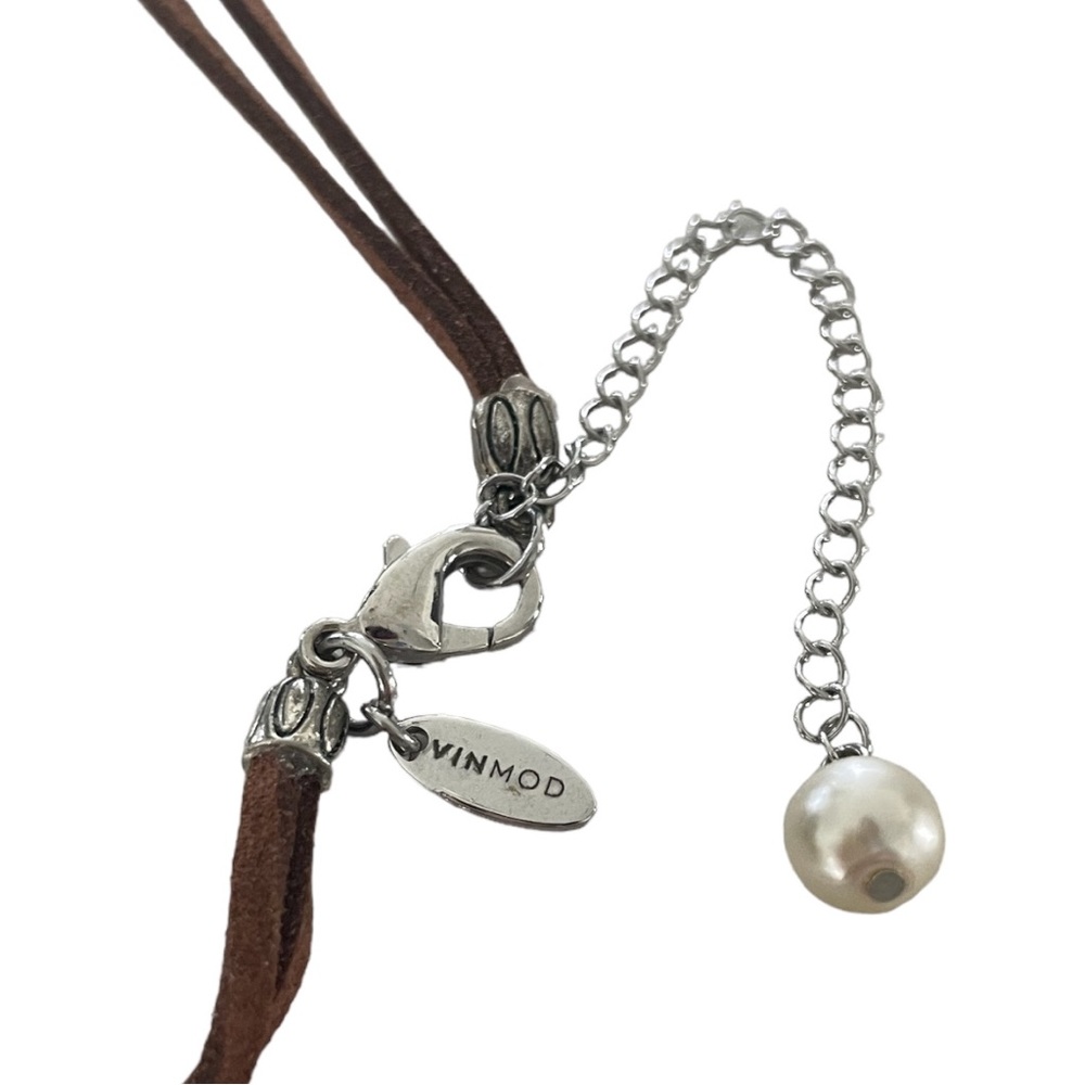 Vinmod Designs Crystal & Shell Statement Necklace… - image 4